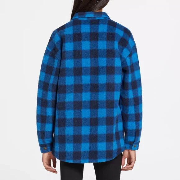 NWT DSG Girls' Plaid Shacket - Picture 8 of 9